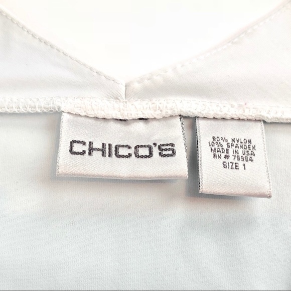 Chico’s Women’s Light Green Tee Shirt 1 - Picture 3 of 5